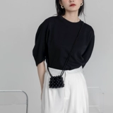 Dirtysix • Black Sugar Pearl 2 -Color Акриловая ручная ручная бусы с декоративным ультра -миническим пакетом