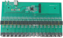 Multi-channel recording card 16 channel voice-controlled sound recording card