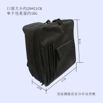 13-inch snare drum original configuration original square Oxford material drum bag black round bag