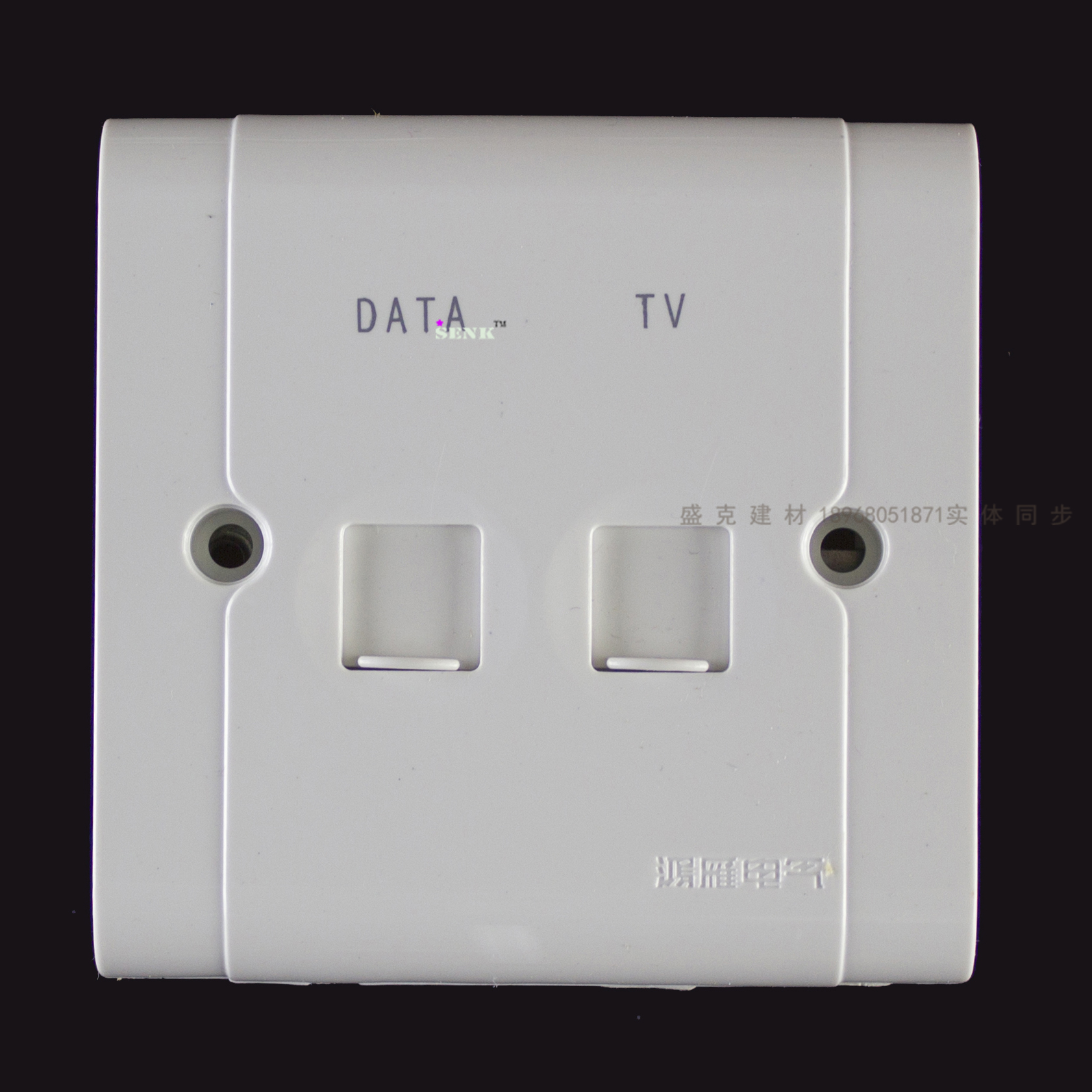 Hangzhou Hongyann Switch Socket Congü A86 Type Internet TV Socket Computer TV Socket