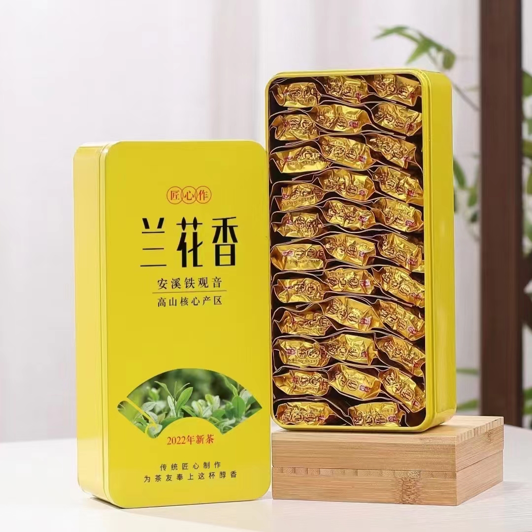 Anxi alpine strong-scented Tieguanyin new tea premium green orchid fragrance autumn tea small bag iron gift box green tea