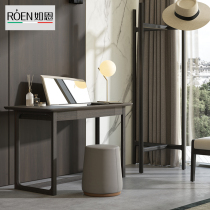 Such as Enimagery Modern Pole minimalist style Smoked wood Ribbon Mirror Small Family bedroom Bedroom Dresser Makeup Table