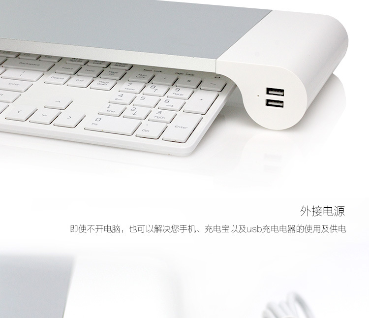 Hiển thị máy tính xách tay tăng màn hình máy tính văn phòng pad kệ cao lưu trữ bàn phím đa chức năng - Kệ kệ giá sách