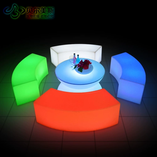Прямая продажа светодиодная световая кофейная мода гостиная светящаяся стул европейский батончик в стиле батончик Светодиодный освещение и кресло