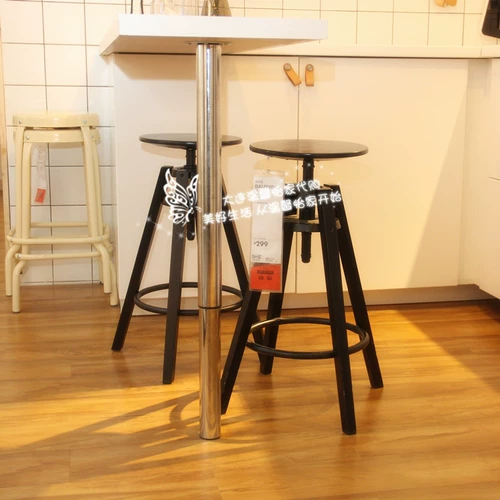 Теплый бар -стул, бар, ягодный стул кофейный стул повседневный круглый стул черный