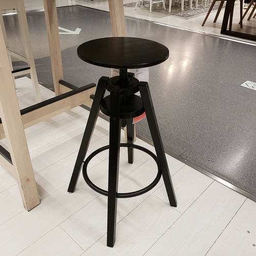 Теплый бар -стул, бар, ягодный стул кофейный стул повседневный круглый стул черный