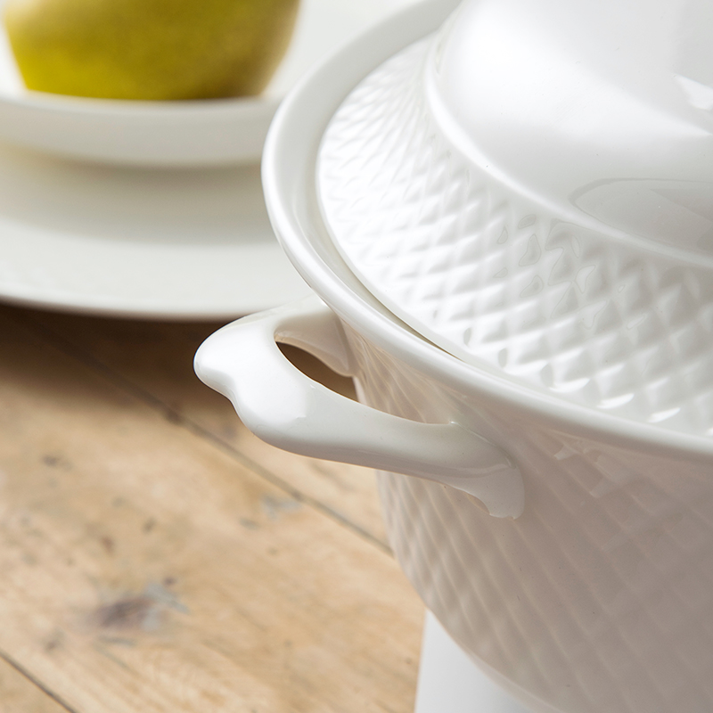 Chopsticks sets of household contracted European dishes combination tableware custom dishes under the pure white glaze color western - style food tableware