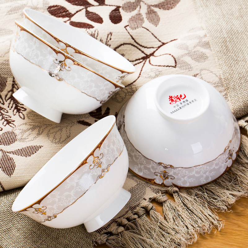 Jingdezhen European - style up phnom penh ipads porcelain tableware bulk ceramics single bowl dish single - dish free combination suites