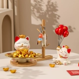 Фортуна кошачья крыльца Ключи к хранению украшений, чтобы войти в дверь домашней гостиной, декоративные принадлежности для перемещения новых подарков на жительство