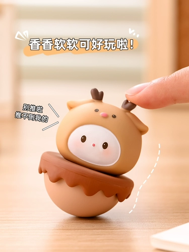 Эмоциональная неваляшка, настольный декор для офиса, антистресс, подарок на день рождения