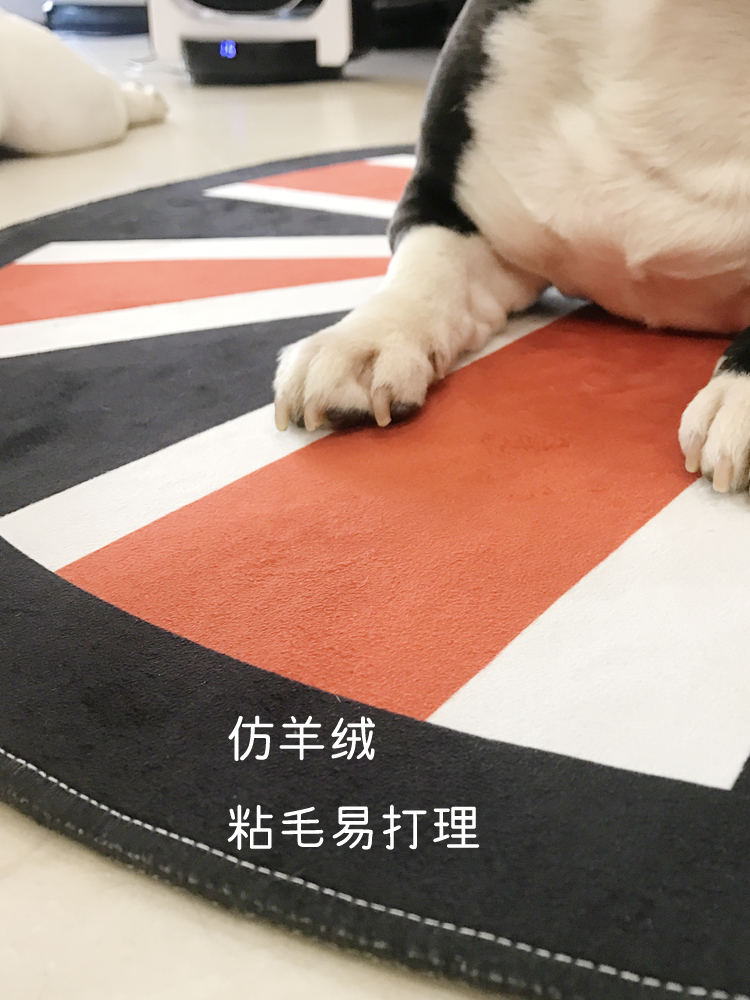 Pet mat dog mat bốn mùa pháp luật chiến đấu tiếng Anh thảm chó lớn cắn chó lớn pad có thể giặt chó kennel mat - Thảm thảm đỏ trải sàn