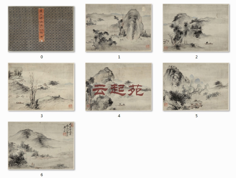 Inventory of Shibiao landscape figures CX six open high-definition electronic pictures 231M decorative propaganda material