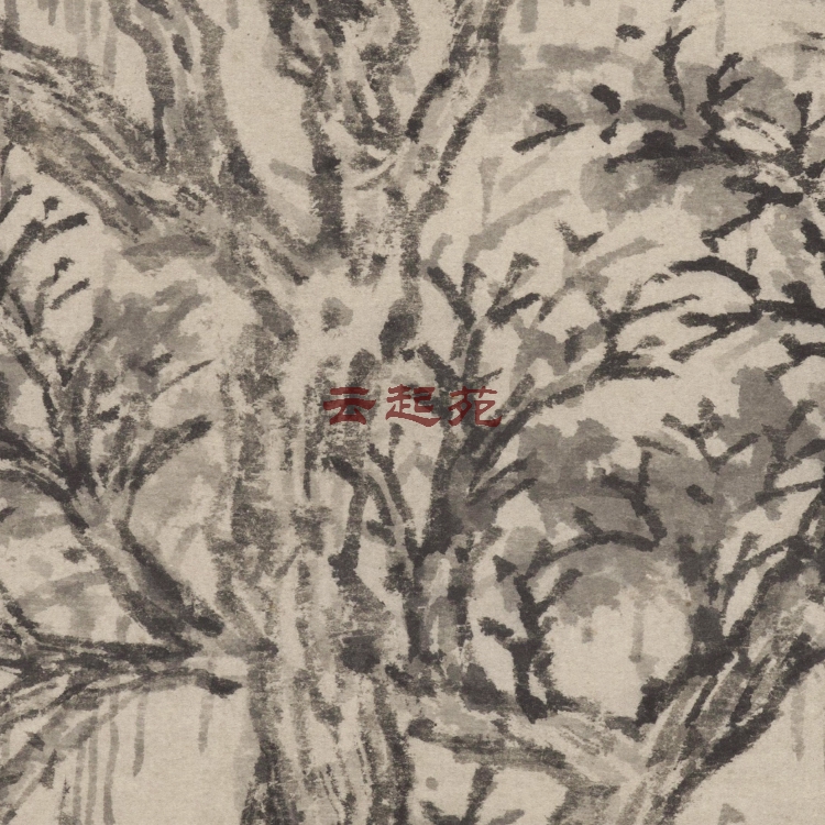 Ming and Shen Wednesday's catalpa tree map Z high-definition electronic picture 770M decorative propaganda material