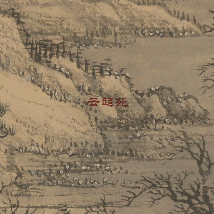 Qing Wang's Han Snow Intention J High Definition Electronic Photo 511M Decorative promotional material