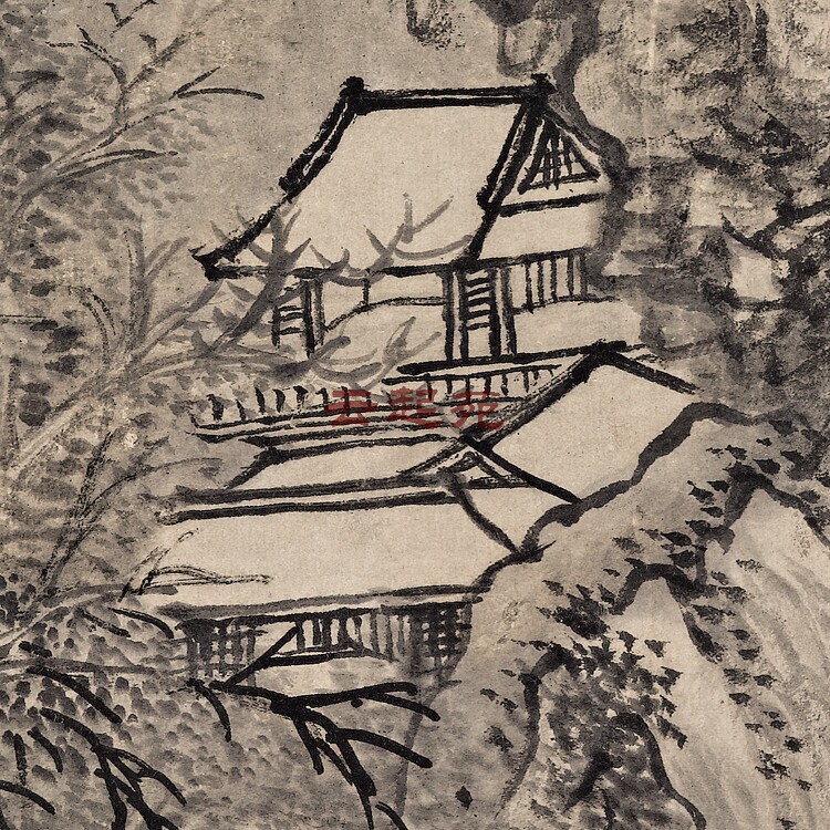 Qingwang Xia wood hanging shade TuZ high-definition electronic photo 449M decorative propaganda material