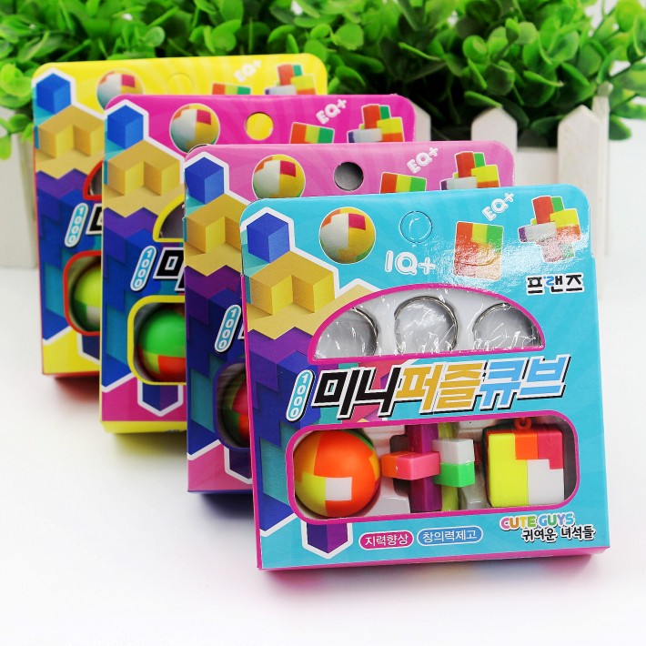 Đồ chơi giáo dục cho trẻ em, phim hoạt hình tình báo, khối ma thuật mượt mà, ba phong cách, giải thưởng tiểu học, móc khóa, khối nhỏ lắp ráp lego