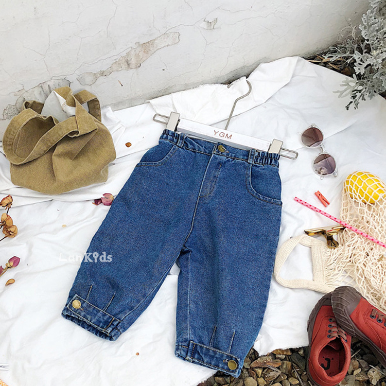 Khuyên dùng ~ siêu ấm và phong cách cdg trẻ em Hàn Quốc cộng với quần jeans nhung dày thiết kế khen ngợi mùa đông mới quần jean nữ sinh