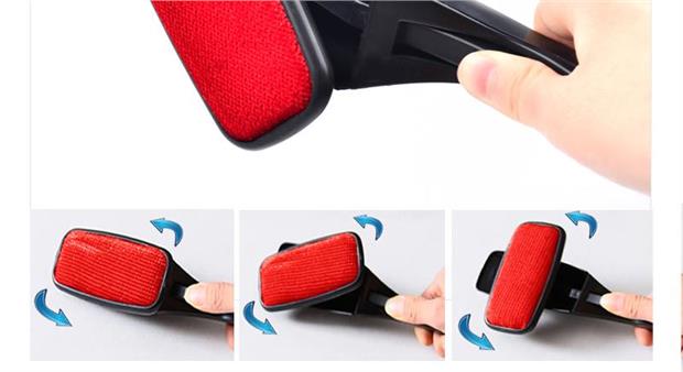 Bàn chải giặt khô có thể xoay Bàn chải tẩy lông tĩnh Quần áo để chải quần áo Bàn chải bụi B30 - Hệ thống giá giặt máy cắt tỉa lông xù quần áo