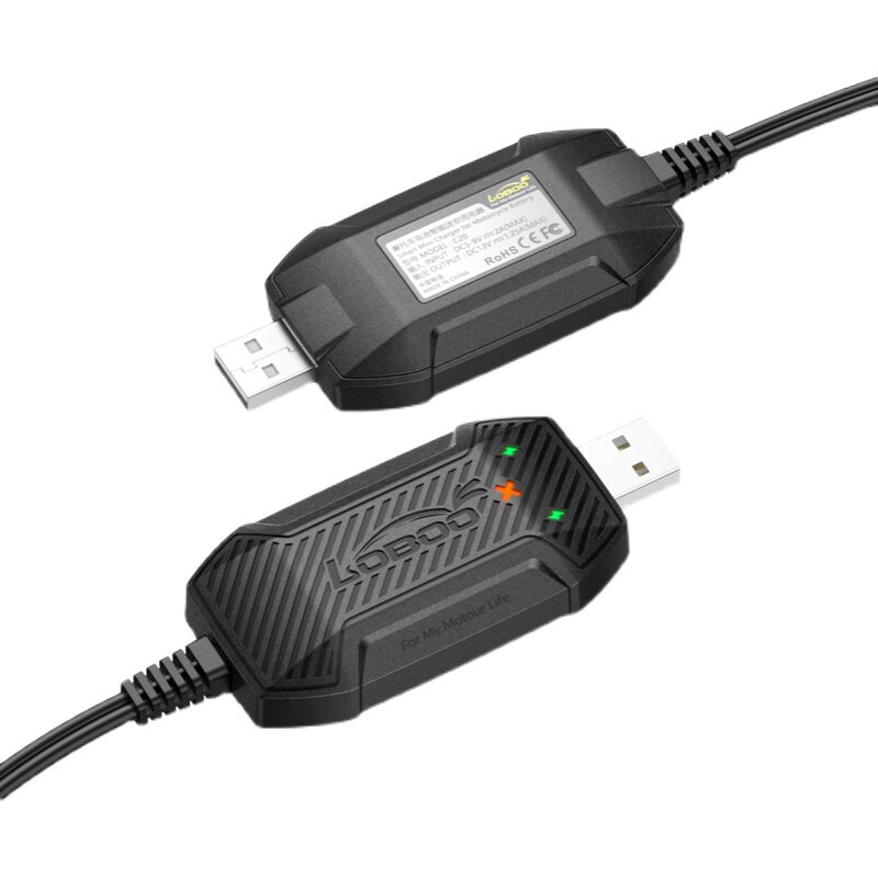 LOBOO smart motorcycle battery charger Motorcycle USB portable fast