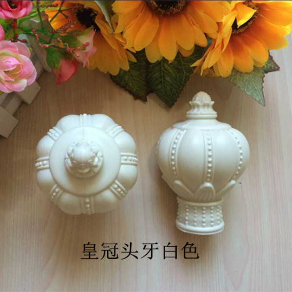 Màn cửa mới thổi màn đầu phụ kiện que La Mã que trang trí Rome thanh niêm phong cắm đầu các phụ kiện trang trí đầu - Phụ kiện rèm cửa bộ khung rèm cửa
