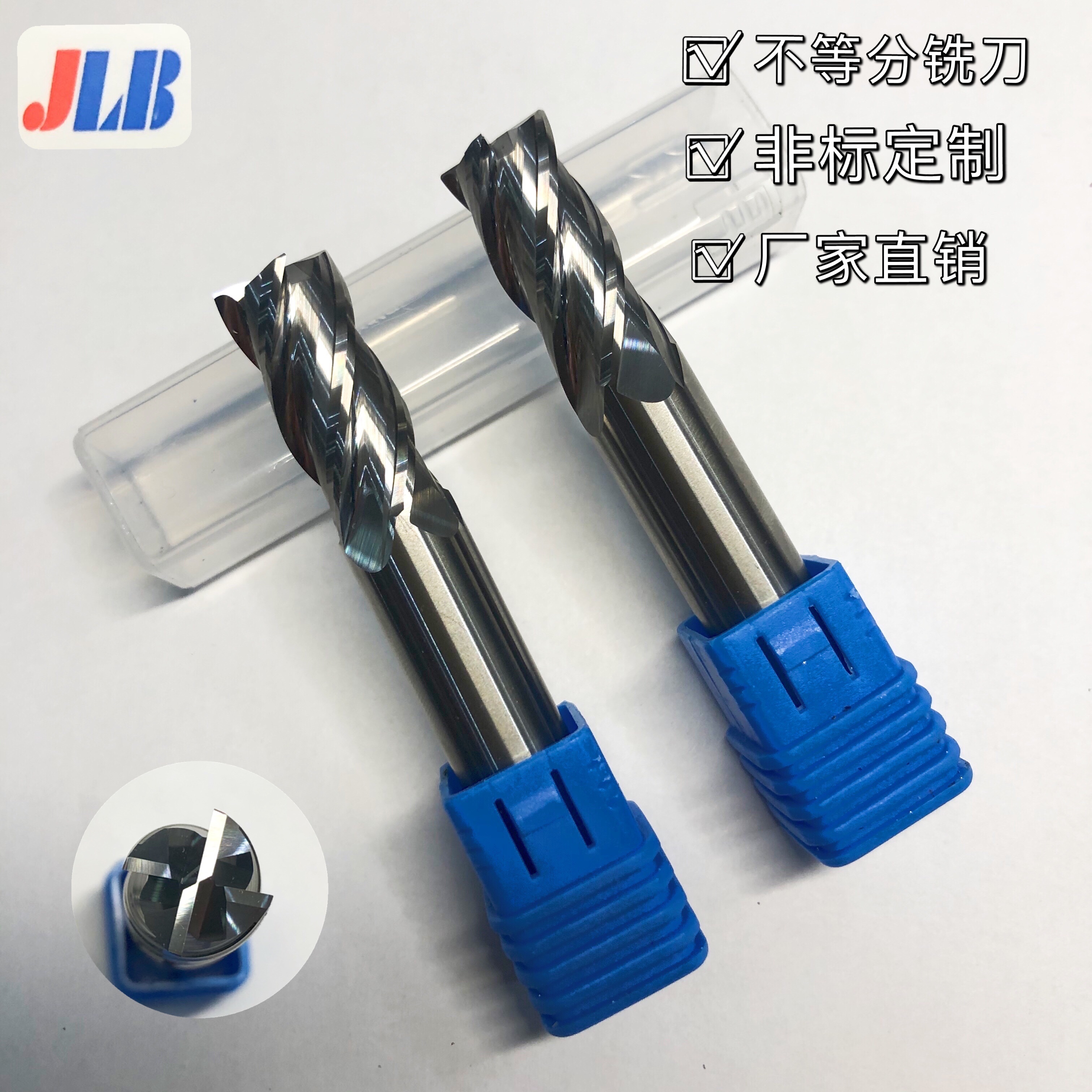 Numerical control CNC Cemented Carbide Non-Labeled Milling Cutter Large Feed Imported Tungsten Steel Undivided Numerical Control High Efficiency Milling Cutter