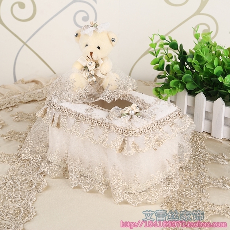 Tissue box Da Yima high-grade pumping paper box Cute bear fashion creative home home