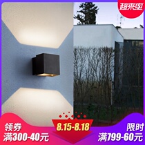  Outdoor wall lamp Aisle waterproof wall lamp Outdoor wall lamp Rotating wall lamp Modern minimalist terrace corridor courtyard lamp