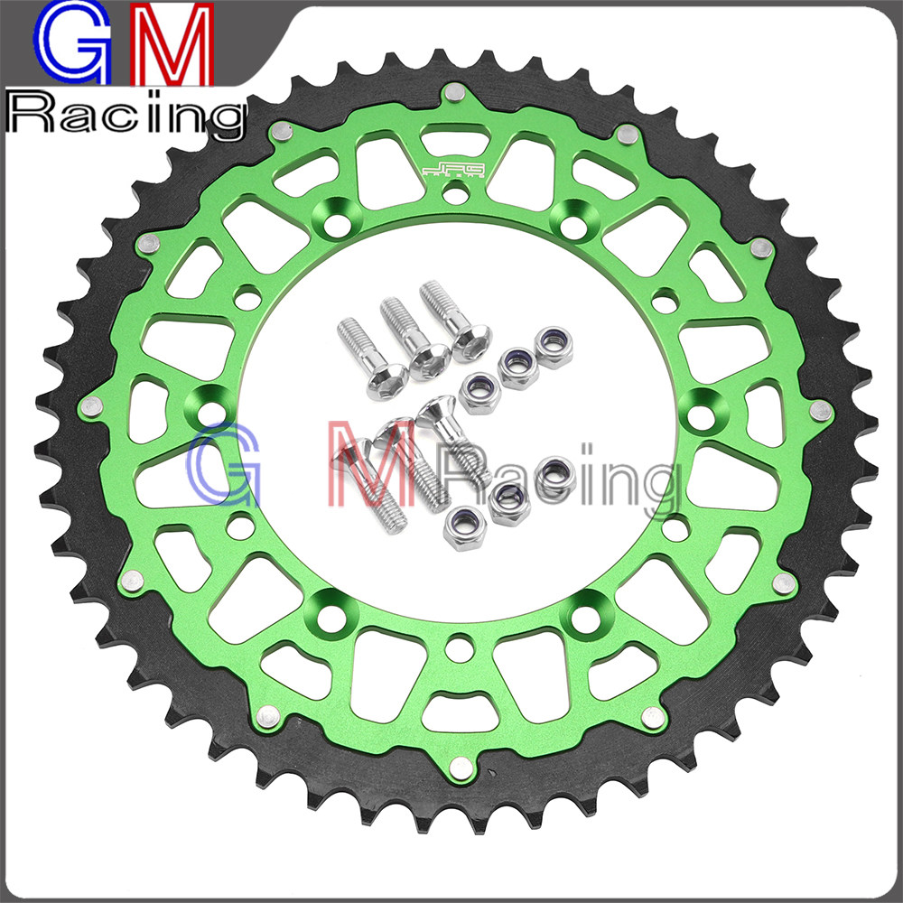 Applicable Kawasaki KX KXF KLX 125200220 250F 450F 500650 rear sprocket large fluted disc