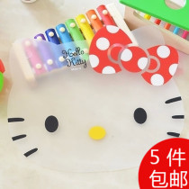 HELLO KITTY waterproof placemats cartoon table mats environmentally friendly childrens cutlery mats placematters round