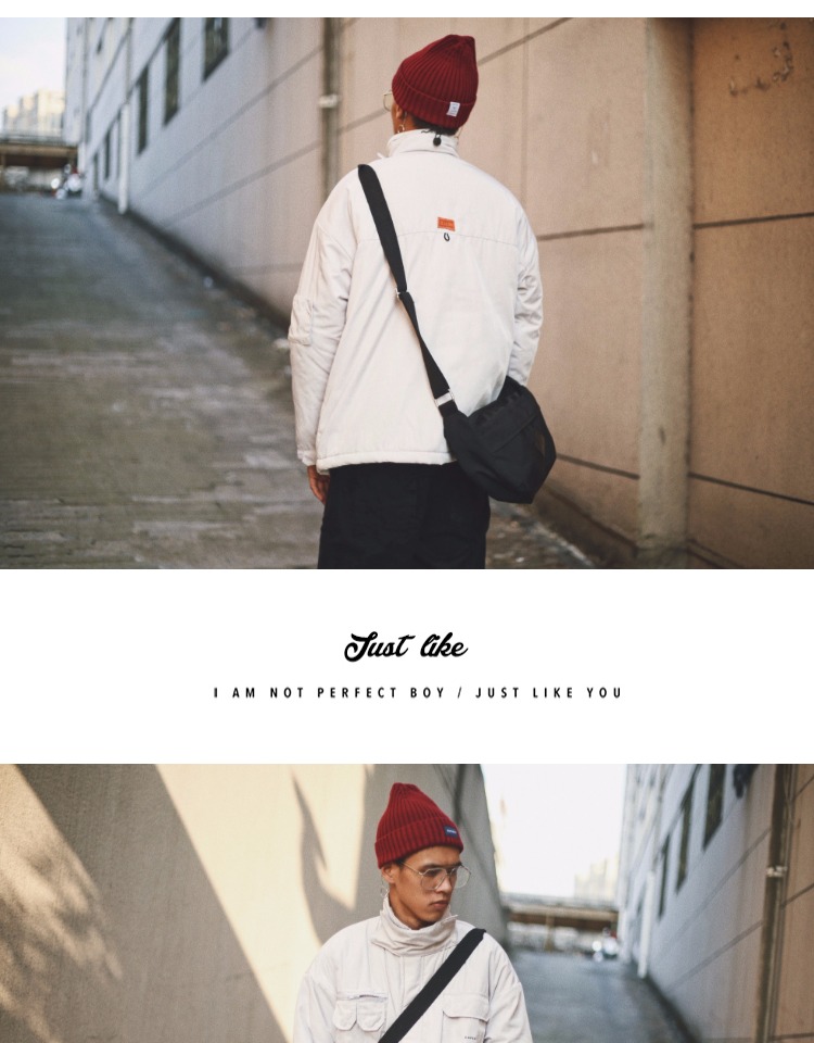 Cotton nam mùa đông dày lên thương hiệu dụng cụ áo chức năng cotton quần áo cặp vợ chồng thủy triều lỏng bánh mì quần áo ngắn áo phao