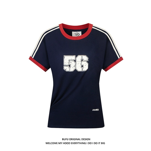 Billionaire Bufu Американская ретро-цифровое майка с коротки