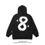 Толстовка с капюшоном в стиле хип-хоп подходит для мужчин и женщин для влюбленных, куртка, оверсайз, в американском стиле