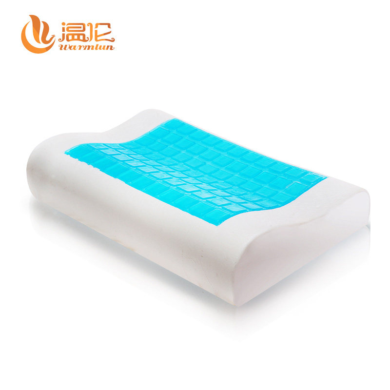 Wenlun summer cool gel pillow memory pillow core cervical slow rebound neck pillow wave pillow cool pillow