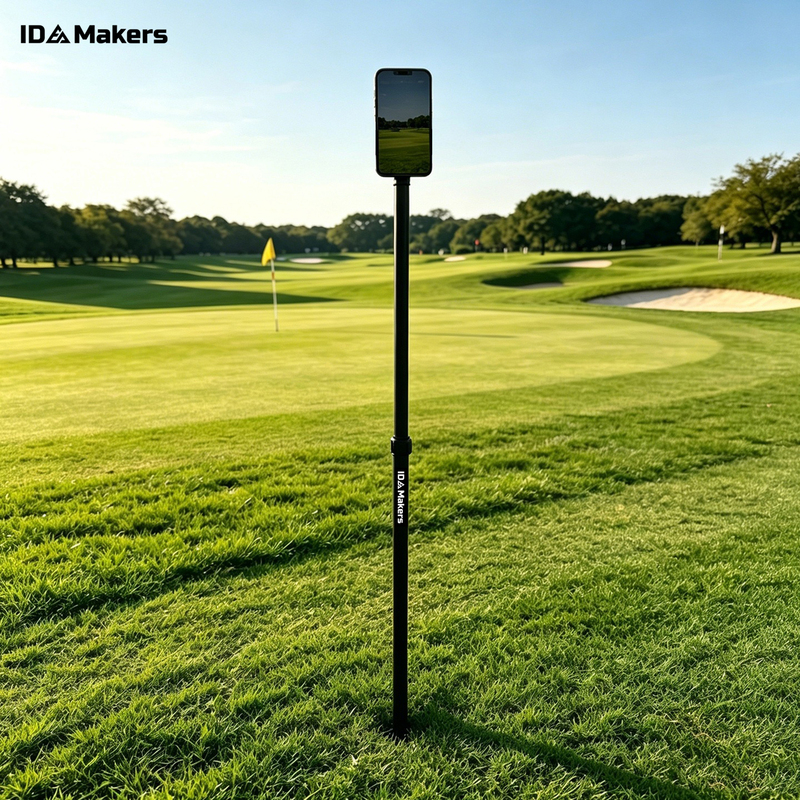 Xnells Golf Swing Shooting Stand Can Be Used on the Course, on Grass, and Indoors, Supports Action Cameras Xnells Golf Swing Shooting Stand Can Be Used on the Course, on Grass, and Indoors, Supports Action Cameras