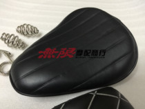 Harley Cruise Prince Motorcycle Modified Retro Leather Seat Hippi Spring Leather Seat Cushion Cushion Cushion Seat Bag Assembly
