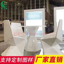 GRP New Furniture S Chair Mall Casual Chair Office Negotiation Table And Chairs Combination Outdoor Lounge Chair Tea Table