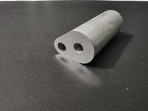 In stock Water drop elliptical double-hole aluminum rod double-hole aluminum profile 29 8*42 5