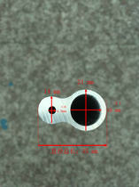 8-shaped B-shaped gourd-shaped aluminum material Aluminum rod Aluminum tube Aluminum profile 35*3 95 small holes*16 large holes