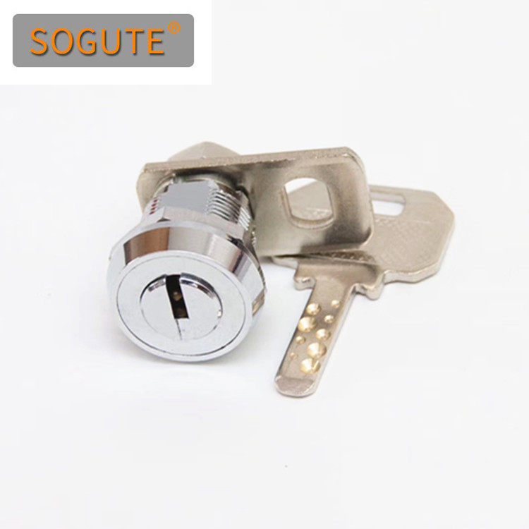 Reinforced carba box lock through open miscellaneous number buckle KB23 open and close ten thousand times copper alloy box lock drawer cabinet lock