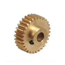 Copper convex table 0 5m40 teeth ~ ~ 59 teeth metal precision model micro-motor small-modulus gear
