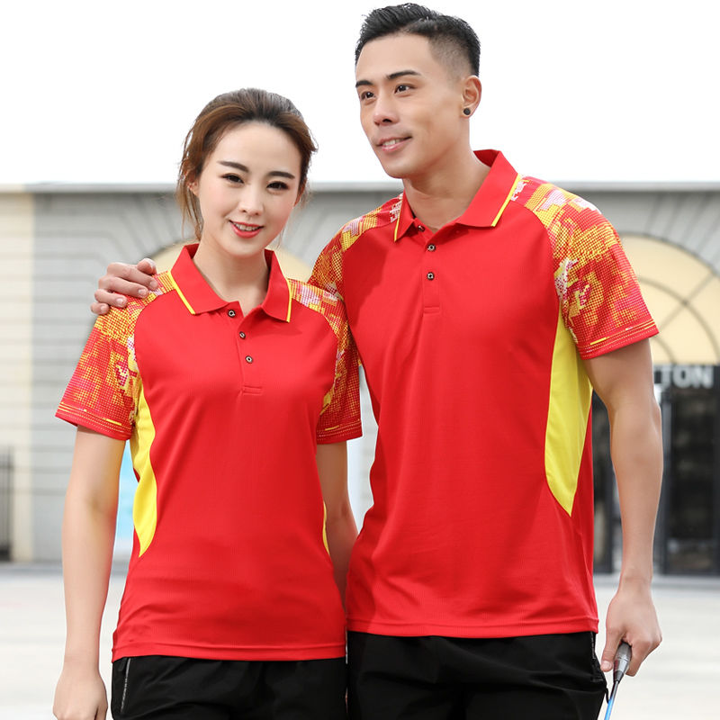 Summer Speed Dry Badminton Suit Sports Suit Breathable Short Sleeve Tennis Jersey Custom Jersey Speed Dry Sports Shorts