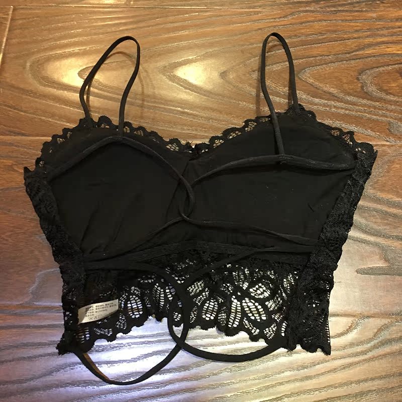 Loliya 8855 vẻ đẹp lưng ren gợi cảm ống top bra nữ trở lại chéo rỗng chống ánh sáng đẹp lưng quấn ngực nữ áo lót nữ