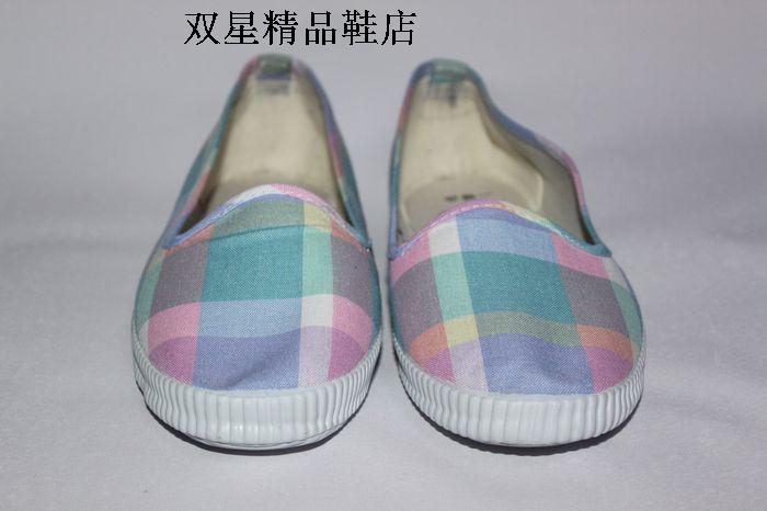 Chính hãng đôi giày sao đôi giày vải sao vuông nữ giày ánh sáng nhà giày một bàn đạp vuông miệng giày của phụ nữ giày the thao nữ hàn quốc