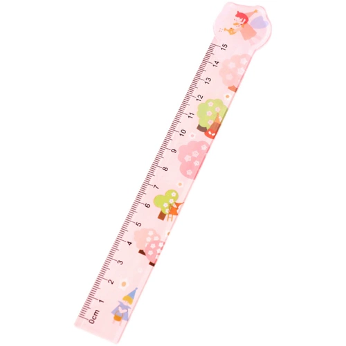 Мультяшная линейка для школьников с животными, подарок на день рождения