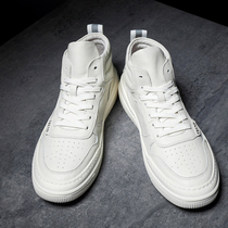 New high-top shoes mens leather 37 Air Force One small white shoes mens all-match trendy niche mens shoes casual sneakers 45