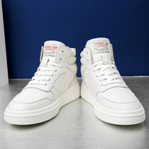 Mens shoes new Air Force No. 1 high-top shoes mens leather aj fashion trend high-top sneakers mens casual shoes plus velvet 45