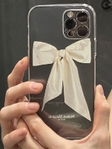 New Products Send Limited Sticker StyleInspo Series iPhone13 Original Bow Mobile Phone Shell Full Pack Fine Hole
