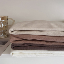 Strange uncle (Korean gentle inside) autumn and winter thin round neck warm solid color long sleeve autumn clothes base shirt Women