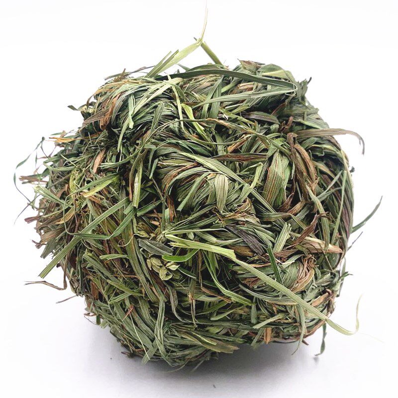 Pet supplies rabbit grinding grass cockpit dragon guinea pig common snack toy mixed grass ball one
