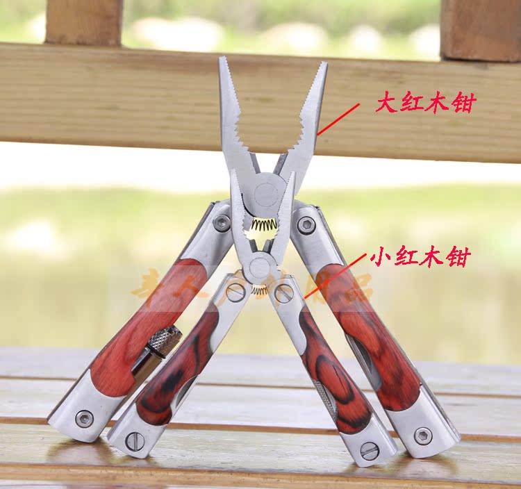 Đa chức năng kìm mini gấp kim mũi kìm gỗ gụ kìm công cụ ngoài trời đa mục đích folding knife cutter gấp kìm